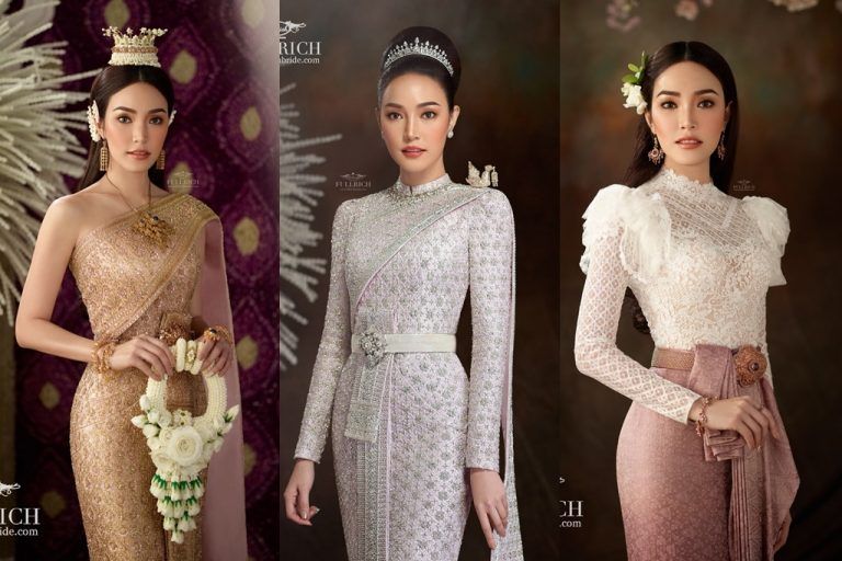 สวยสง่าจนลืมภาพมุนินทร์ เมีย 2018 กันเลยทีเดียว  คุณเมย์ พิชญ์นาฏสวมชุดไทย Fullrichbride สวยหวานในแบบไทยๆ