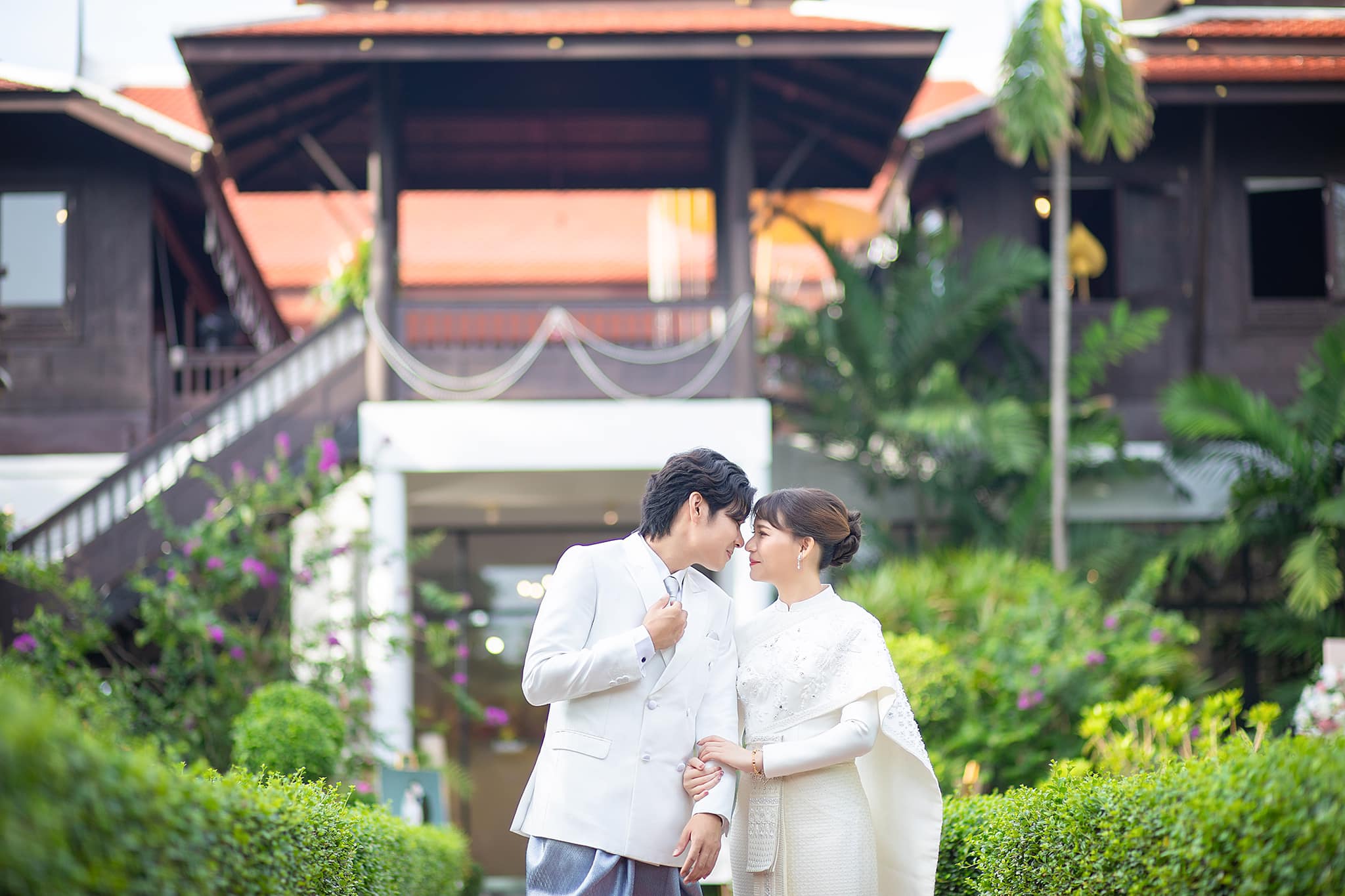 เรือยอัมรินทร์ บรรยากาศอบอุ่นและเป็นกันเอง แต่งงานตามวิถีไทย