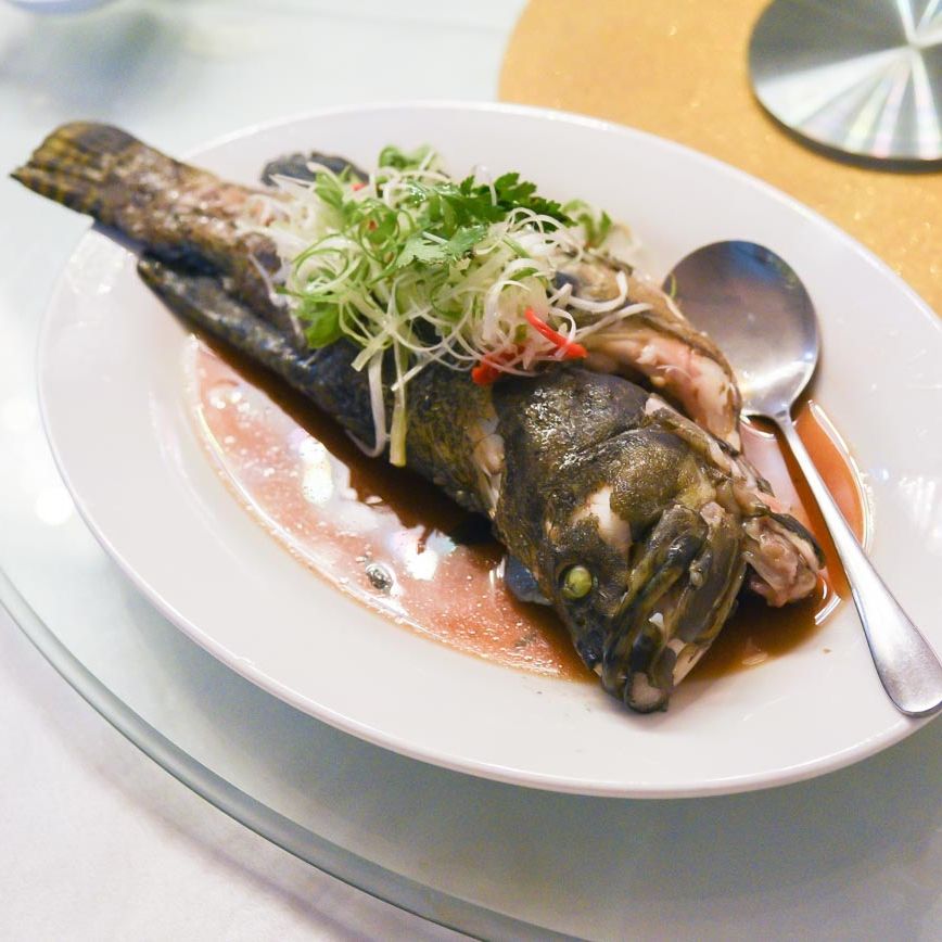โต๊ะจีน Ahyat Abalone ปลานึ่งซีอิ๊ว