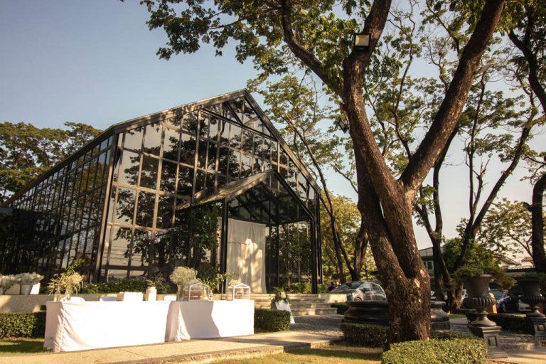 จัดงานแต่งงานในกลาสเฮาส์ท่ามกลางบรรยากาศ สวนสไตล์อังกฤษ ณ Agape Garden ดอนเมือง