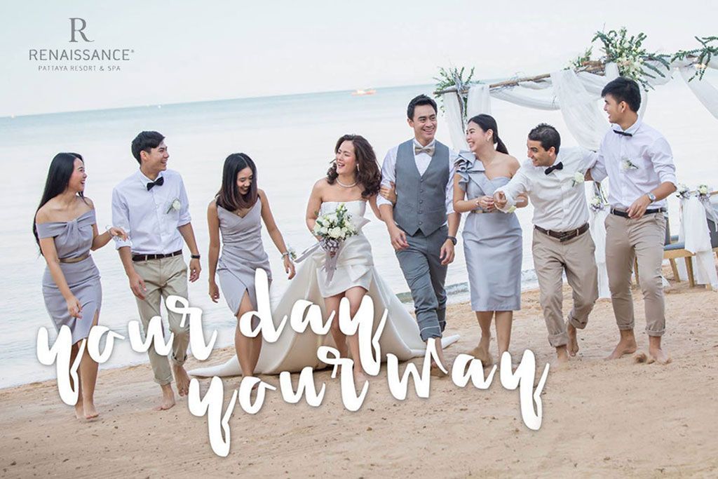 YOUR DAY YOUR WAY เวดดิ้งโชว์เคสจากโรงแรมเรเนซองส์ พัทยา รีสอร์ท แอนด์ สปา