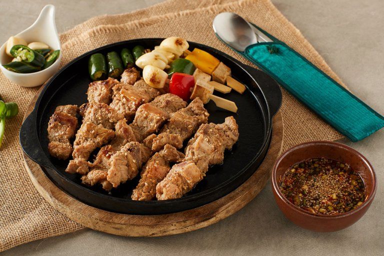 เดจี กอล บี ซี่โครงหมูย่างรสเด็ด จากห้องอาหารคองจู โรงแรมปทุมวัน ปริ๊นเซส