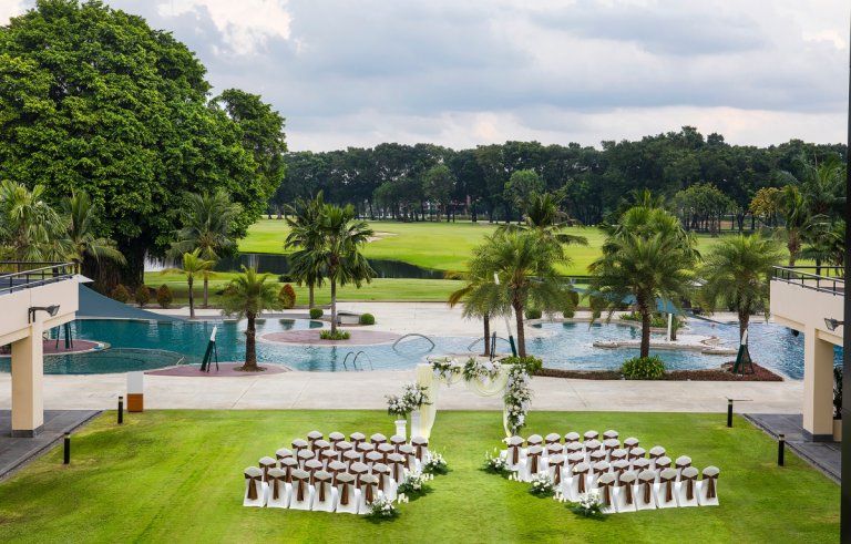 แนะนำบริการอาหารจัดเลี้ยงโดย อีสติน ธนาซิตี้ กอล์ฟ รีสอร์ท กรุงเทพฯ สถานที่แต่งงานบรรยากาศดี วิวสนามกอล์ฟ