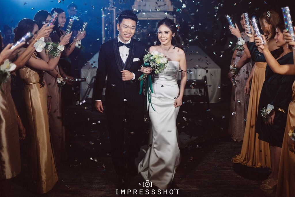 รีวิวแต่งงานเรียบหรู Minimal Style ใน Theme Greenery Gold @ โรงแรม นิกโก้ กรุงเทพ (Hotel Nikko Bangkok)