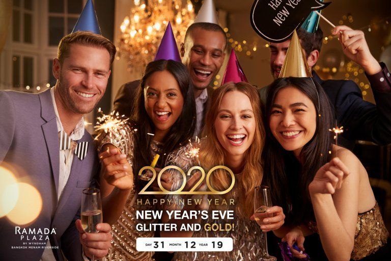 ปาร์ตี้ฉลองส่งท้ายปีเก่าต้อนรับปีใหม่ 2563 ที่โรงแรมแม่น้ำ รามาดาพลาซา