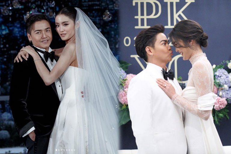 รวมภาพบรรยากาศงานแต่งงานสุดหวาน พีเค & โยเกิร์ต ท่ามกลางบรรยากาศสุดอบอุ่นหรูหรา