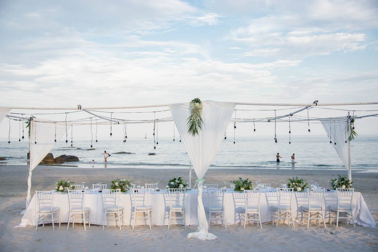 แพ็กเกจสำหรับจัดงานแต่งริมทะเล หัวหิน