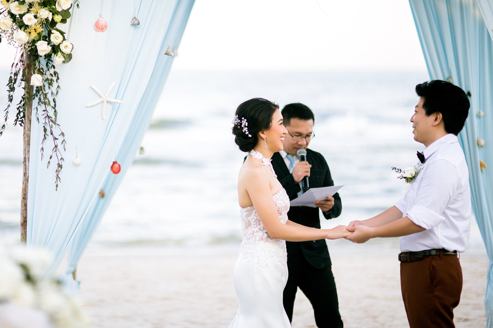 แต่งงานริมทะเล หัวหิน ที่ marriott