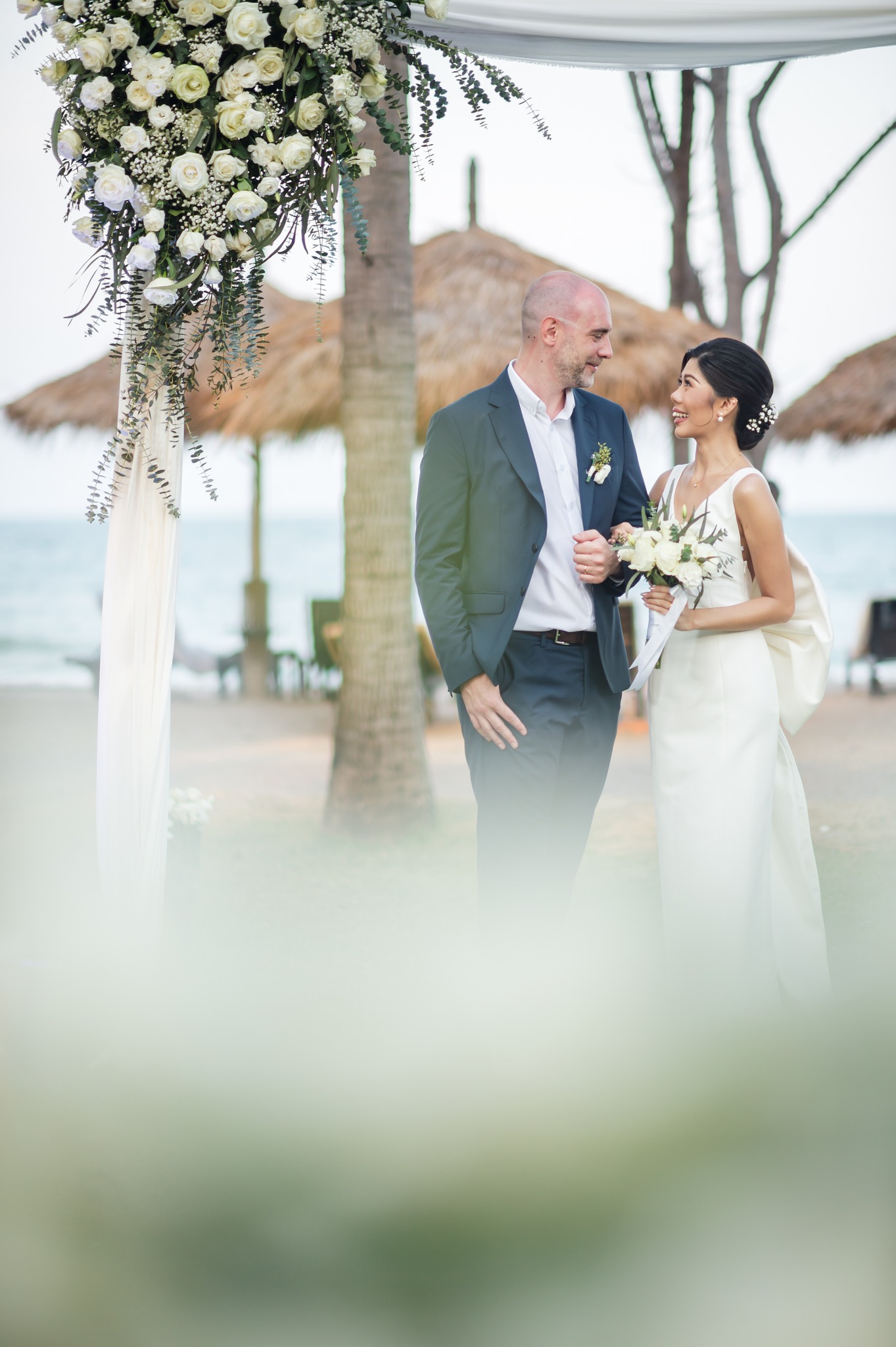 ภาพคู่บ่าวสาว แต่งงาน หัวหิน ที่ hyatt regency hua hin