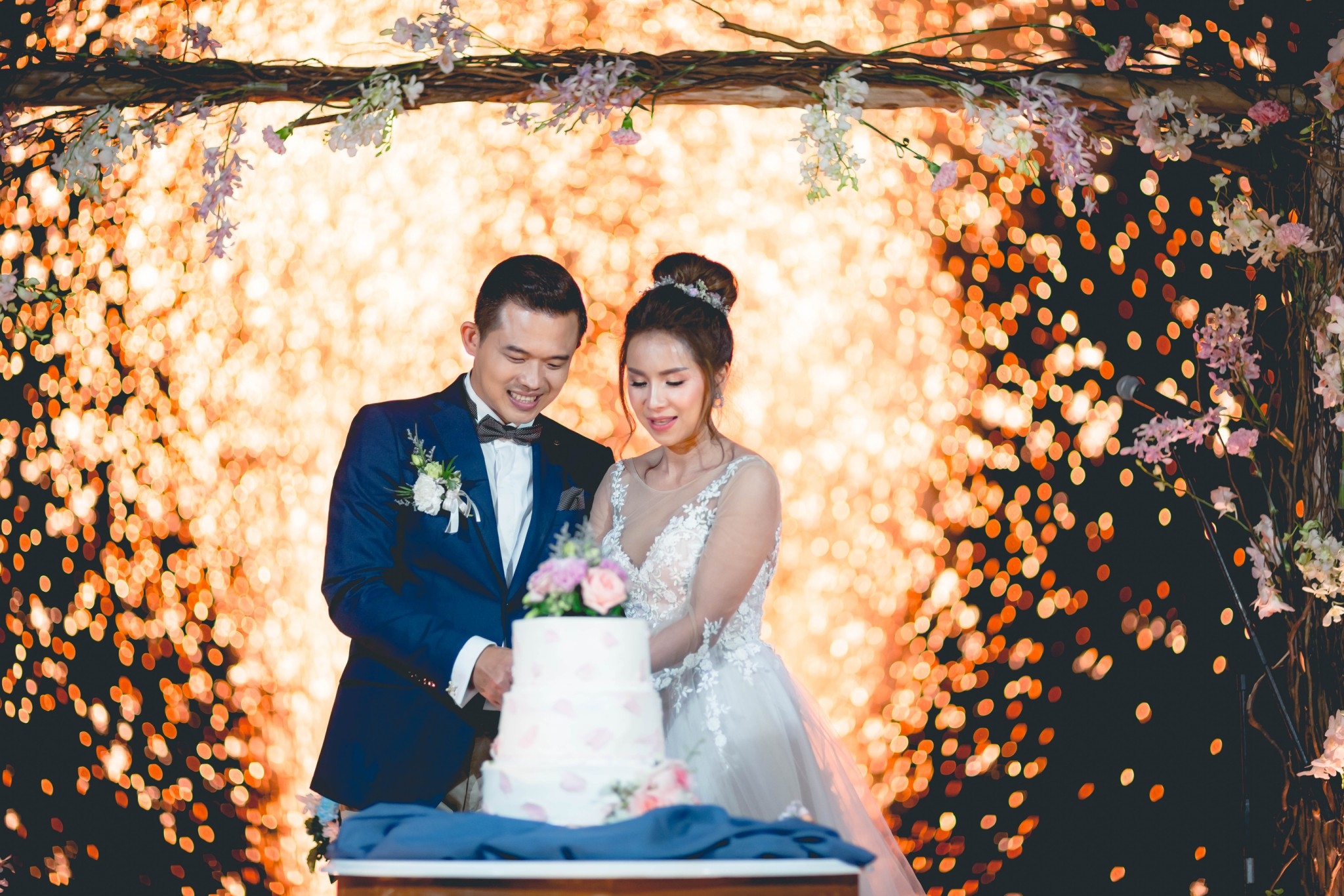 งานแต่งริมทะเล หัวหิน ช่วงเย็น