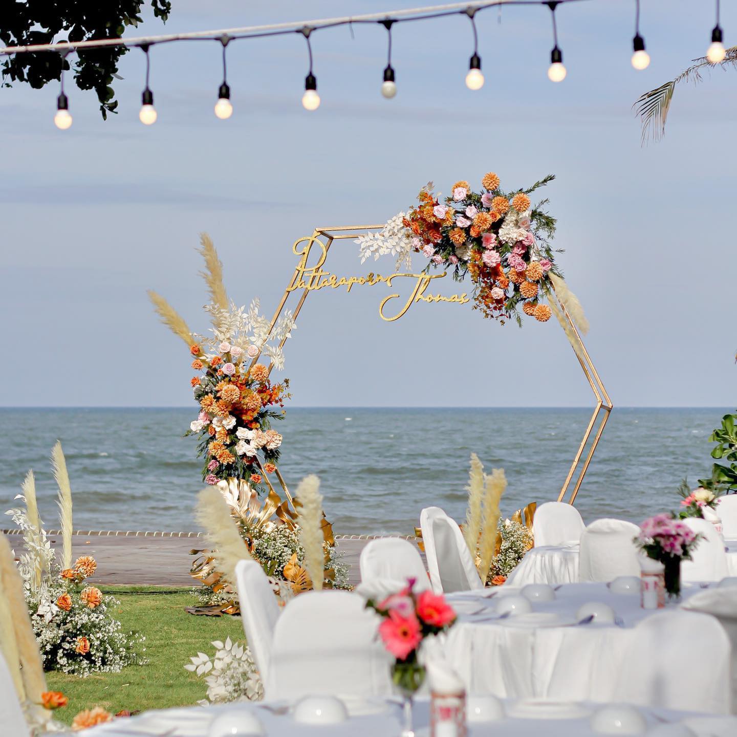 The Sea-Cret Hua Hin สถานที่จัดงานแต่งงาน หัวหิน Top Seacret Beach Cafe