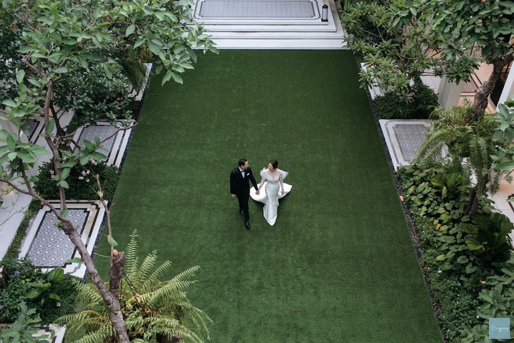 แต่งงานวิวสวน บรรยากาศชวนฝัน โอบล้อมด้วยผู้คนที่รัก ณ โรงแรม แบงค็อกแมริออท เดอะ สุรวงศ์ (Bangkok Marriott Hotel The Surawongse)