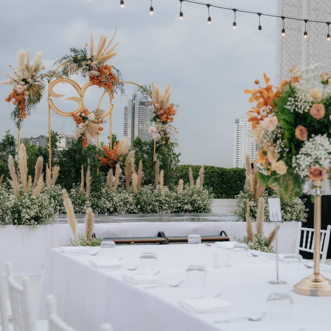 แต่งงาน outdoor ริมแม่น้ำเจ้าพระยา