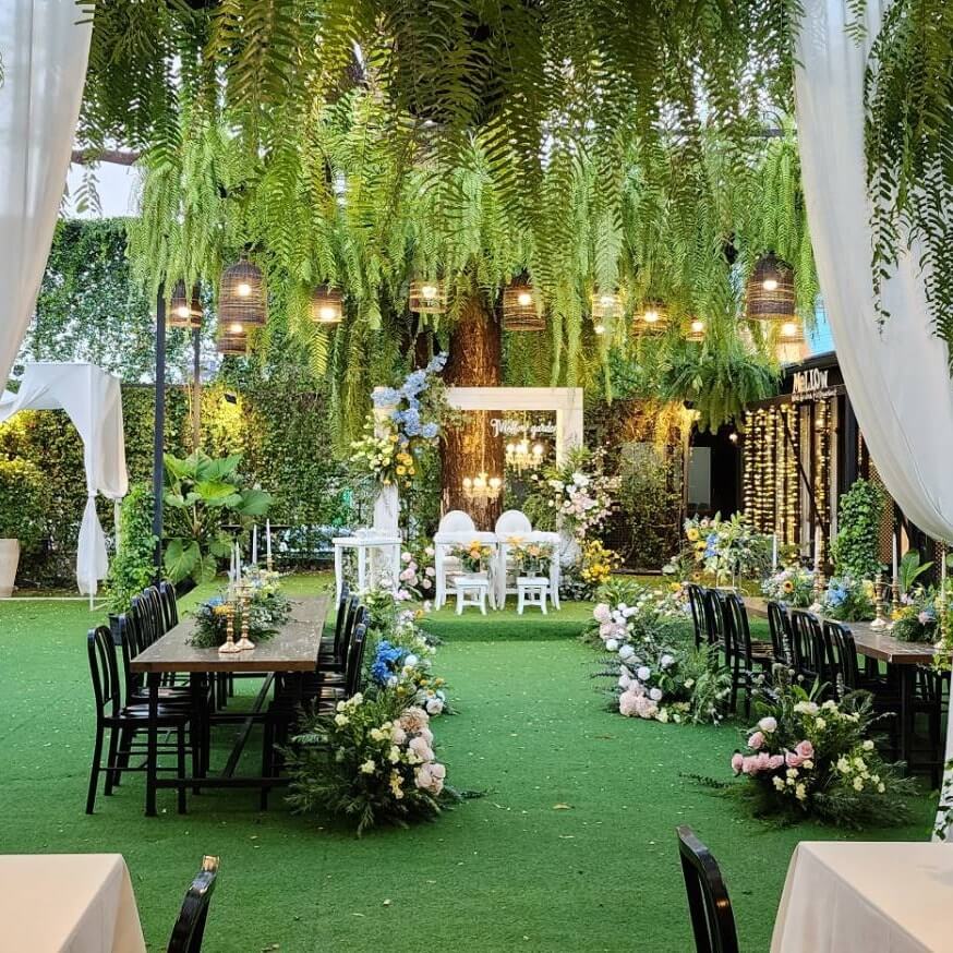 Mellow Garden ร้านอาหารที่จัดงานแต่งในสวนได้
