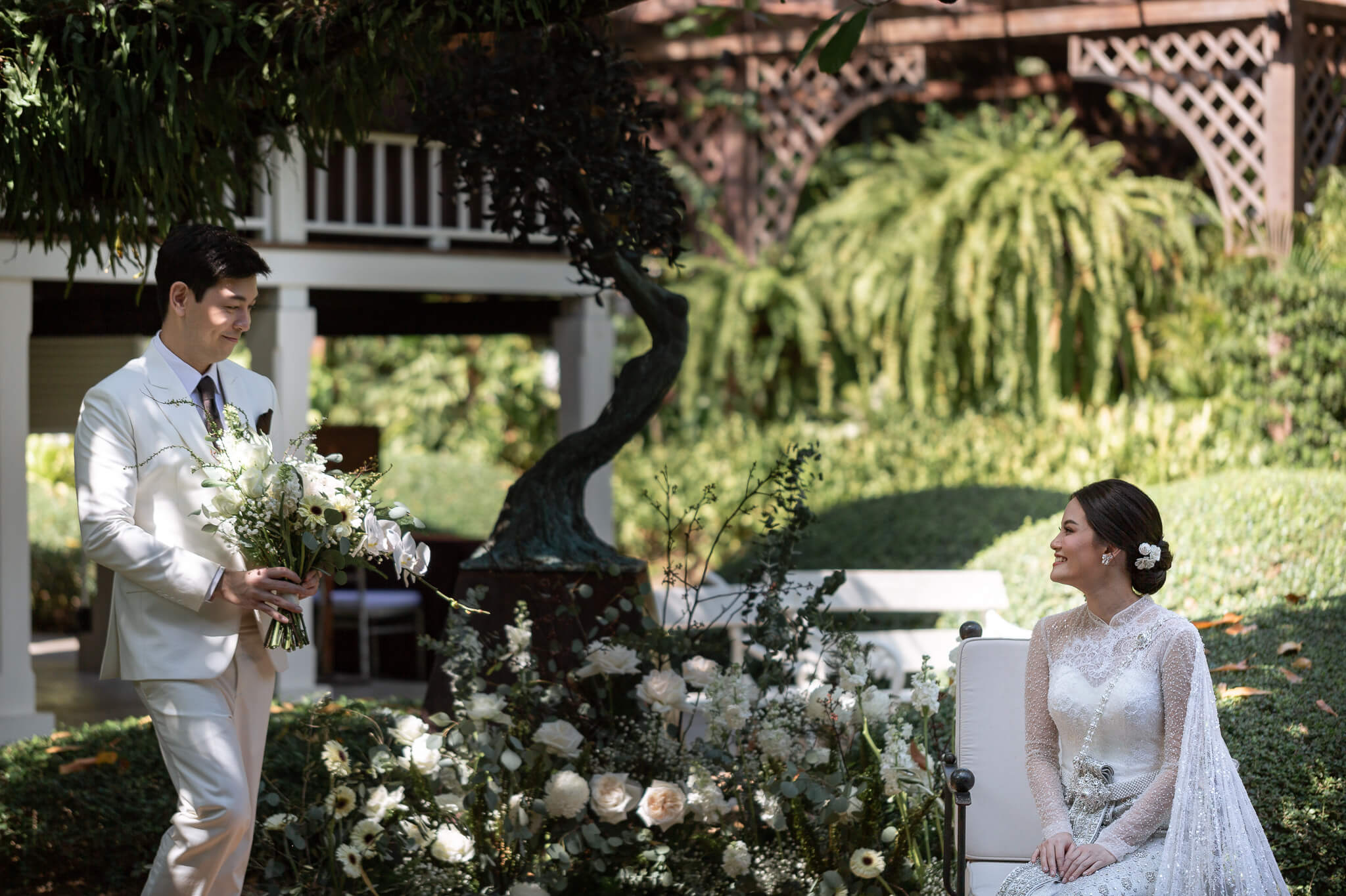 บ้านปาร์คนายเลิศ จัดงานแต่งงานในสวน