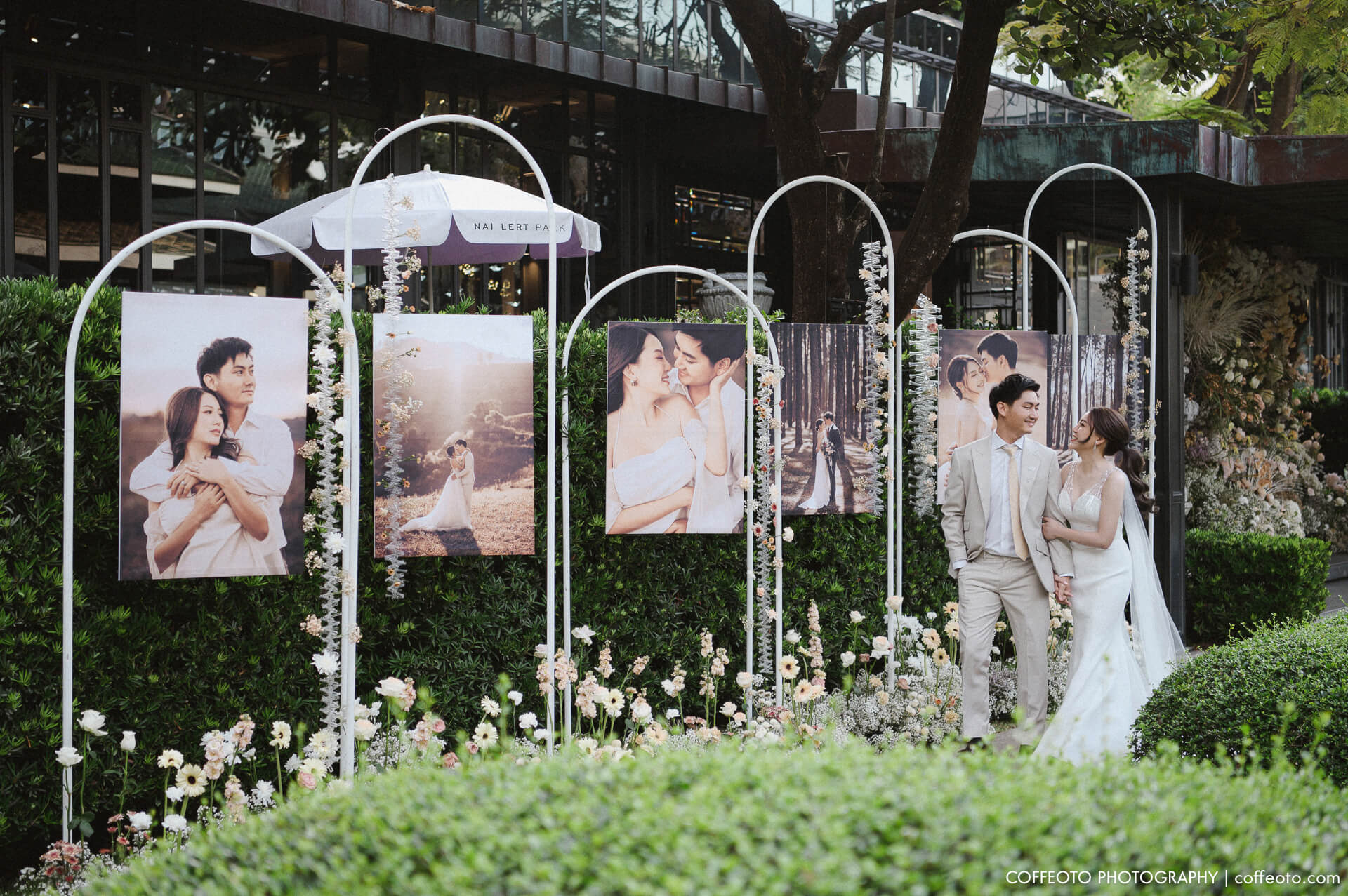 บ้านปาร์คนายเลิศ จัดงานแต่งงานในสวน