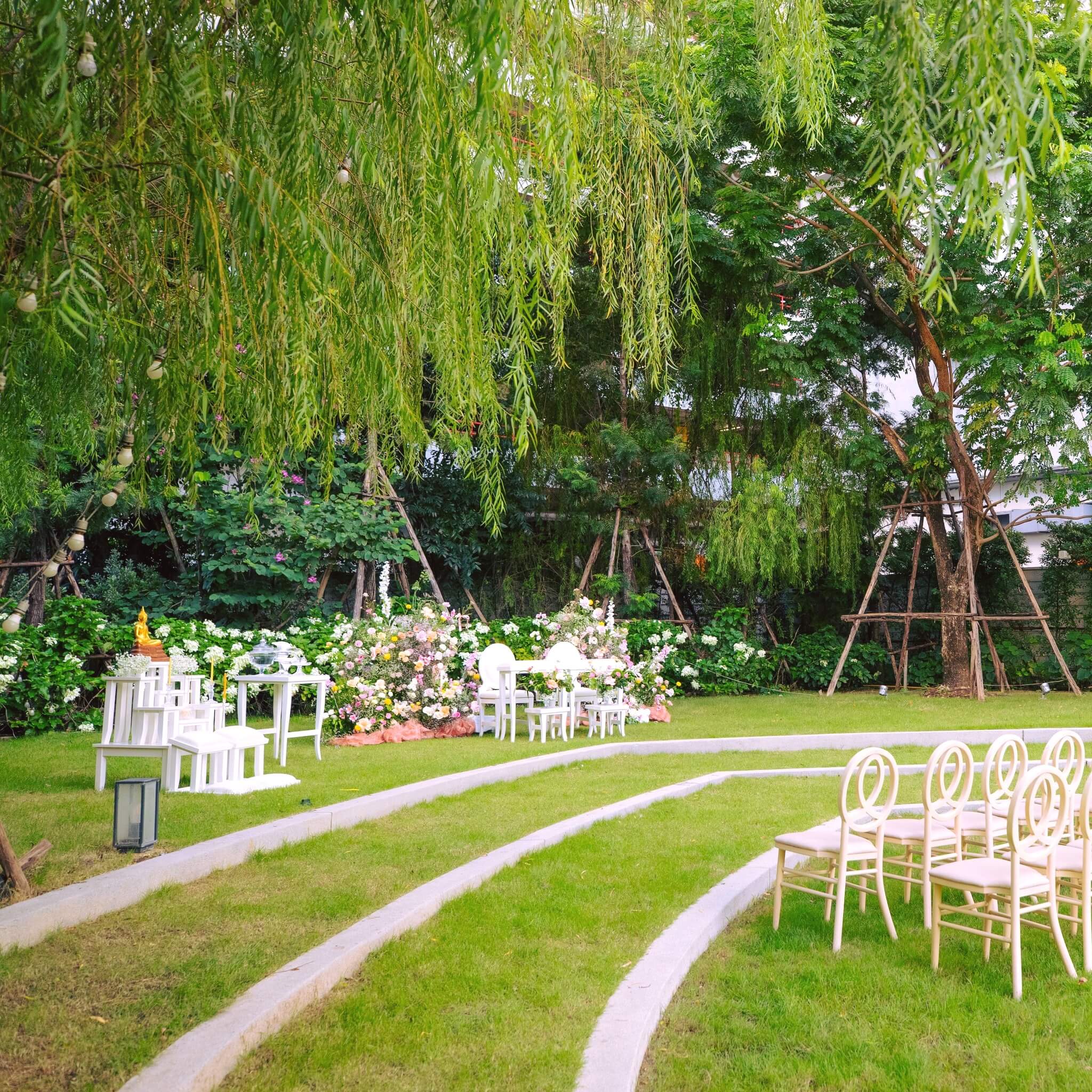 The Upper Ground สถานที่จัดงานแต่งงานในสวน ใจกลางกรุงเทพ