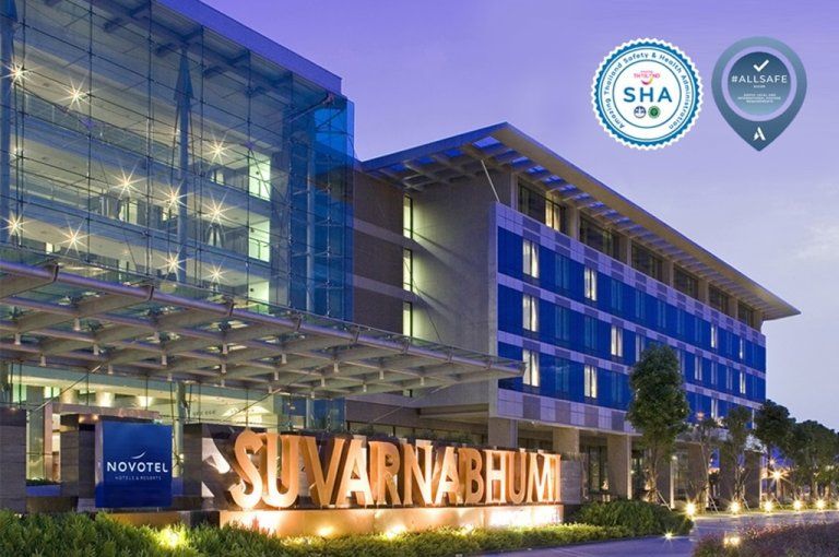 “สะดวกทุกการเดินทางและการเข้าพัก ด้วยบริการเช็คอินน์แบบ 24 ชั่วโมง“ ที่ โนโวเทล สุวรรณภูมิ แอร์พอร์ต เพียง 5 นาที จากอาคารผู้โดยสาร
