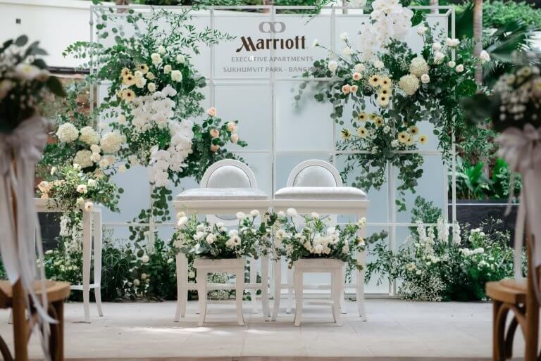 Weddinglist พาชมงานแต่งงานดั่งฝันในสวนอบอุ่น ใจกลางสุขุมวิท @Marriott Executive Apartments Sukhumvit Park