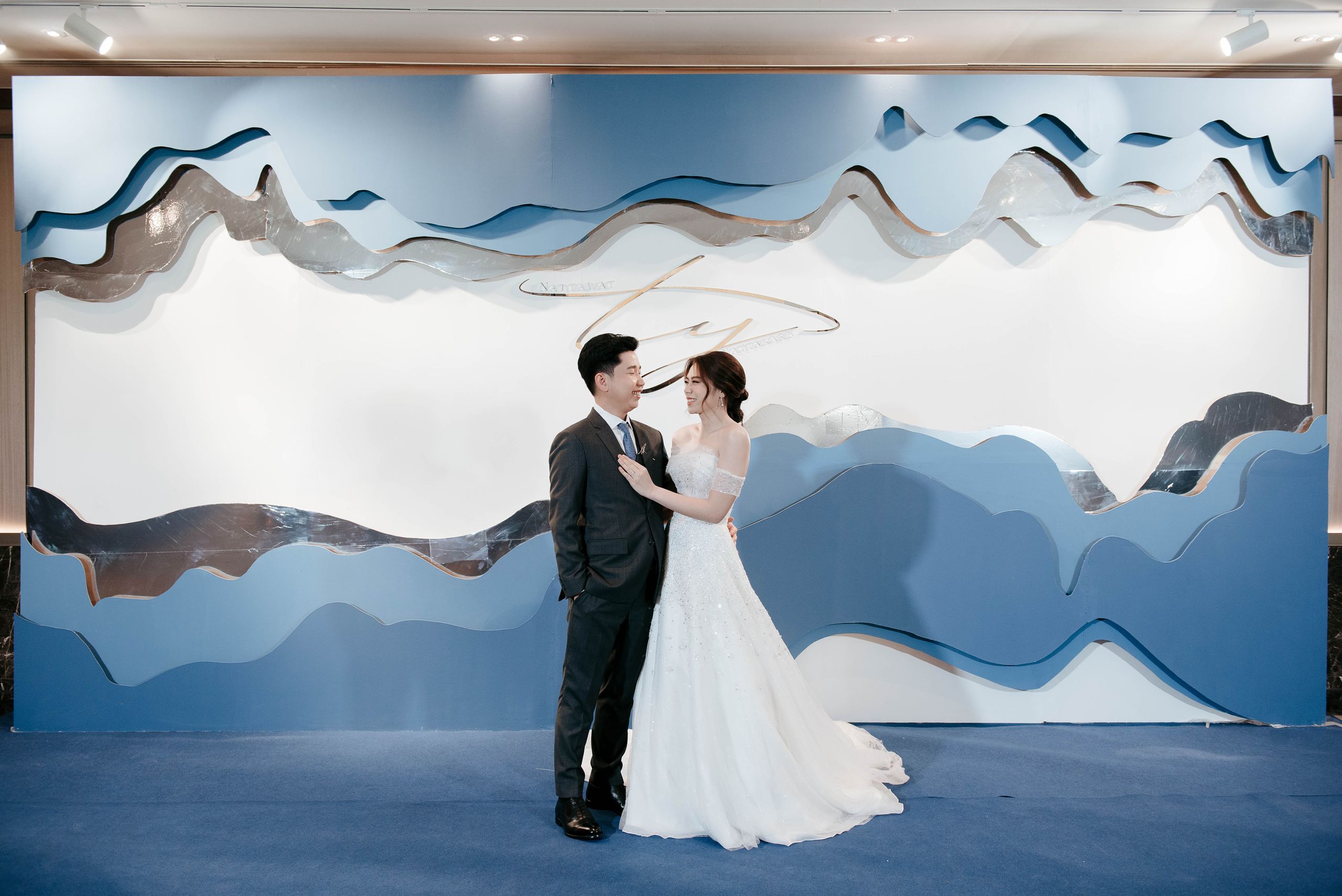 งานแต่งงานธีมสีน้ำเงิน