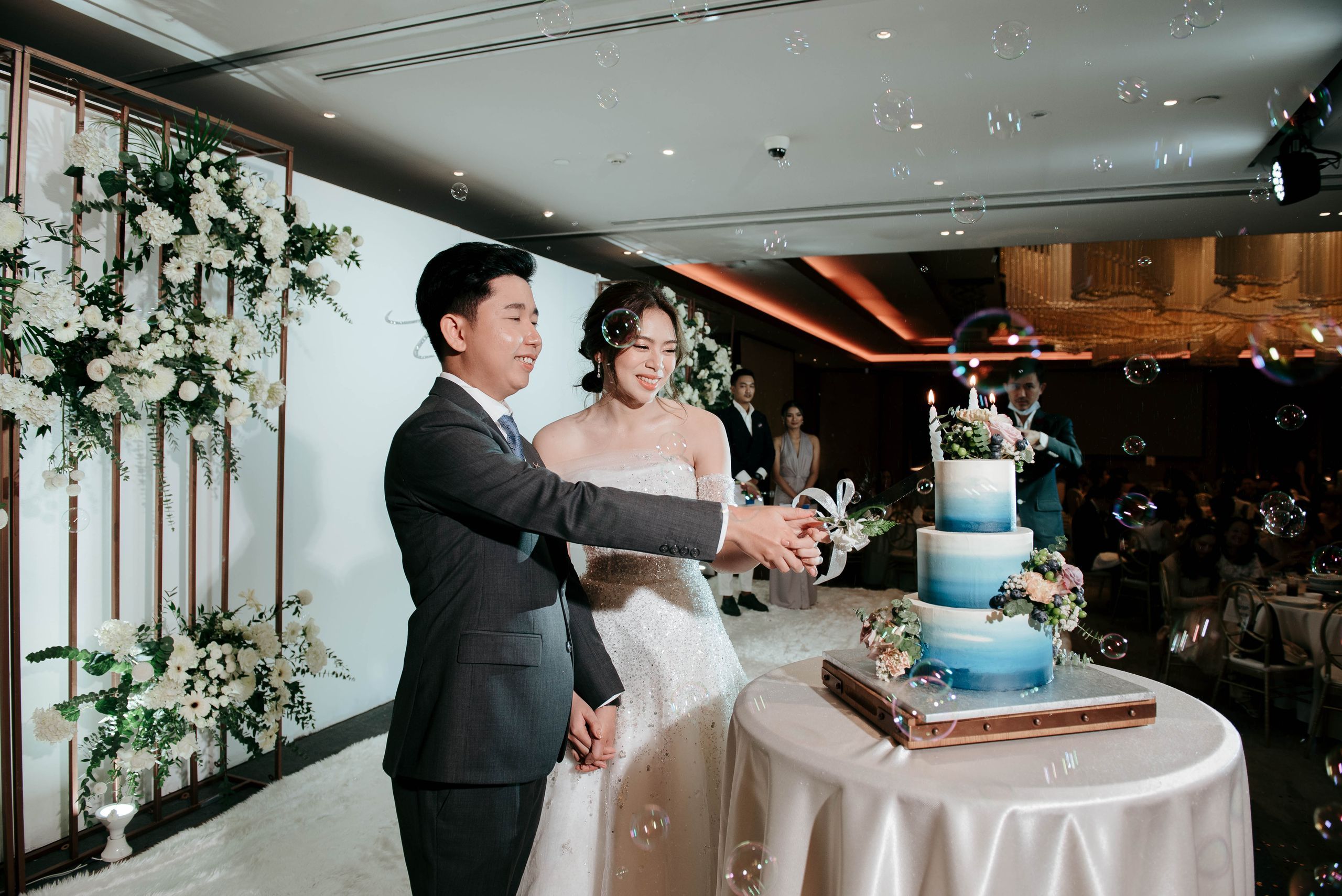 งานแต่งงานธีมสีน้ำเงิน