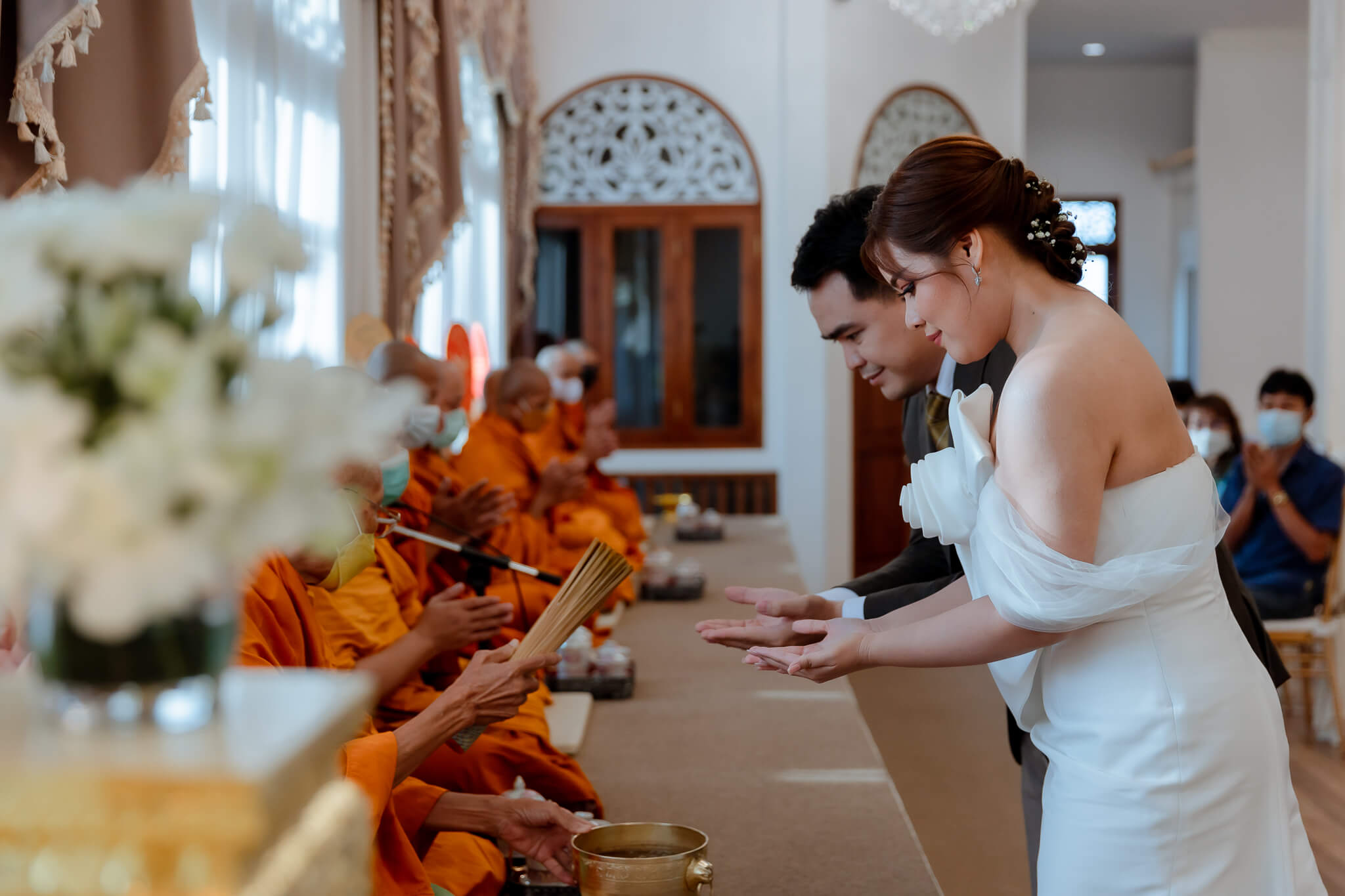 พิธีสงฆ์ในงานแต่ง