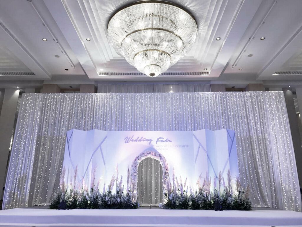 แบ็คดรอปแต่งงาน