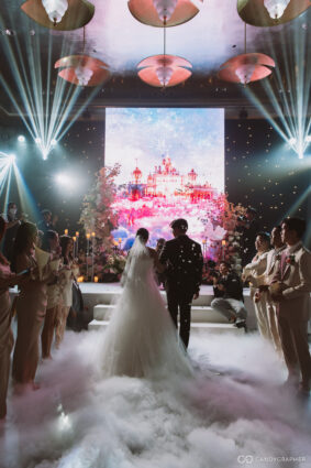 บรรยากาศจัดงานแต่งที่ Millennium Hilton Bangkok สถานที่แต่งงานคลองสาน