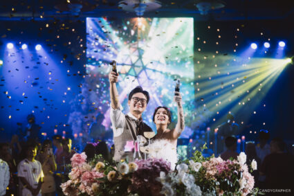 บรรยากาศจัดงานแต่งที่ Millennium Hilton Bangkok สถานที่แต่งงานคลองสาน