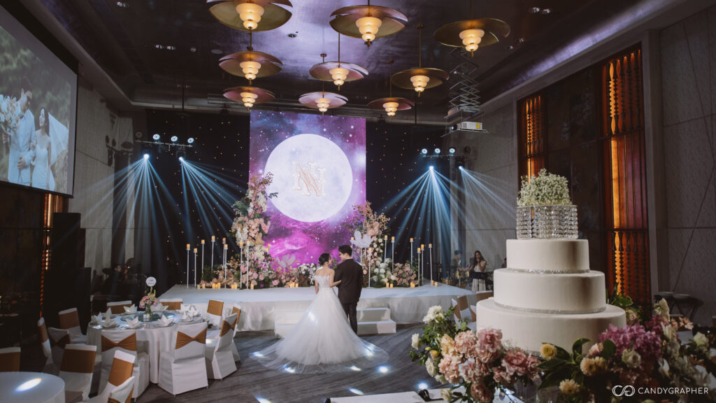บรรยากาศจัดงานแต่งที่ Millennium Hilton Bangkok สถานที่แต่งงานคลองสาน