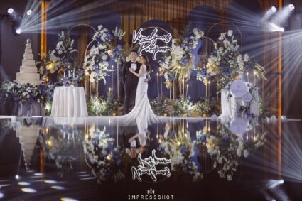 บรรยากาศจัดงานแต่งที่ Millennium Hilton Bangkok สถานที่แต่งงานคลองสาน