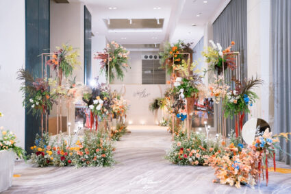 บรรยากาศจัดงานแต่งที่ Millennium Hilton Bangkok สถานที่แต่งงานคลองสาน