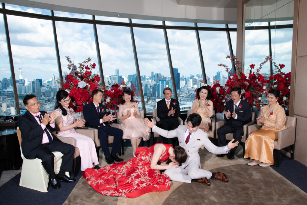 บรรยากาศงานแต่ง ณ Millennium Hilton Bangkok สถานที่แต่งงานเจริญนคร