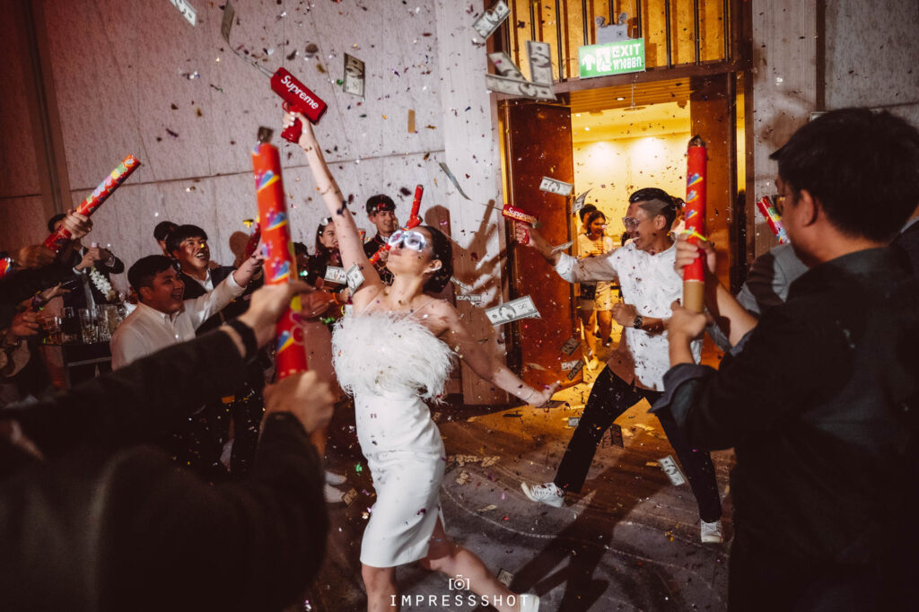 after party ณ Millennium Hilton Bangkok สถานที่แต่งงานเจริญนคร