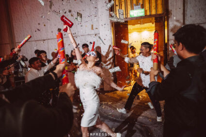 after party ณ Millennium Hilton Bangkok สถานที่แต่งงานเจริญนคร