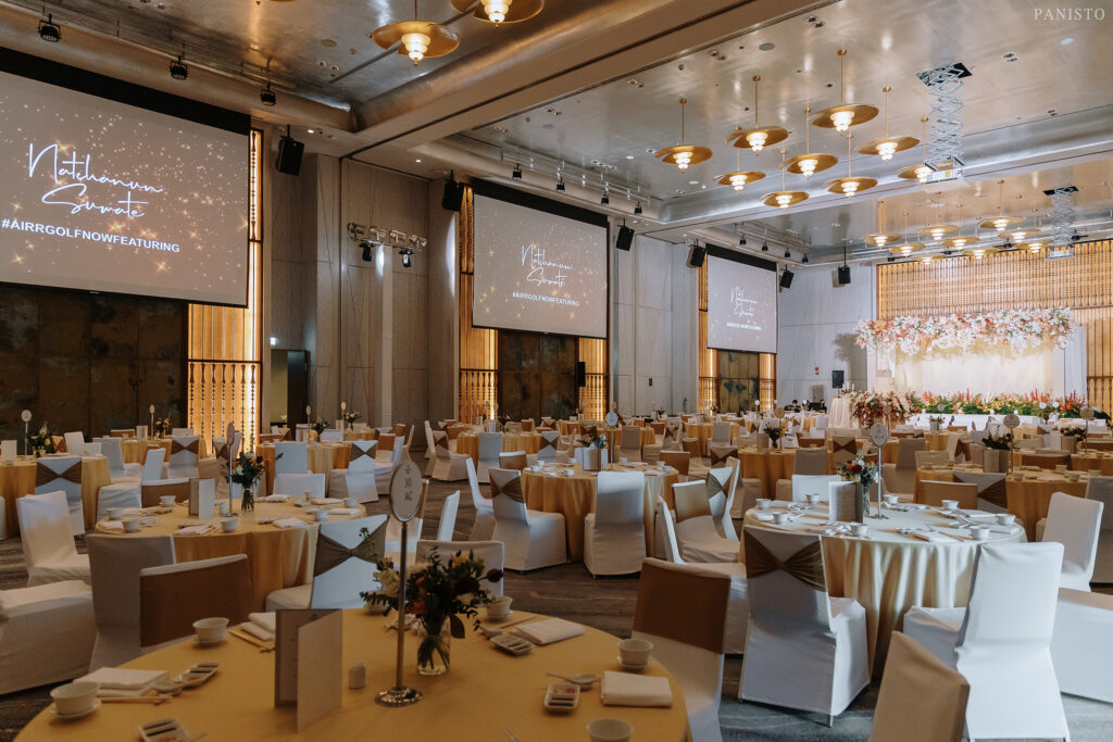 ห้องจัดเลี้ยงงานแต่ง Millennium Hilton Bangkok สถานที่จัดงานแต่งงานริมแม่น้ำเจ้าพระยา