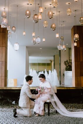 จัดงานแต่งแสนโรแมนติก ที่ Millennium Hilton Bangkok สถานที่แต่งงานคลองสาน