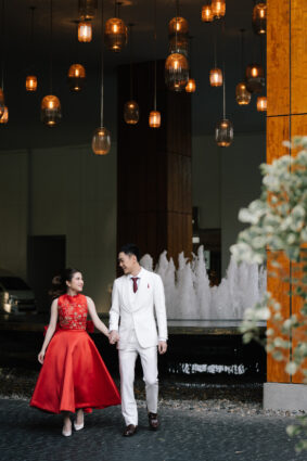 บรรยากาศจัดงานแต่งที่ Millennium Hilton Bangkok สถานที่จัดงานแต่งงานธนบุรี