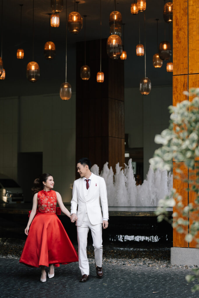 บรรยากาศจัดงานแต่งที่ Millennium Hilton Bangkok สถานที่จัดงานแต่งงานธนบุรี