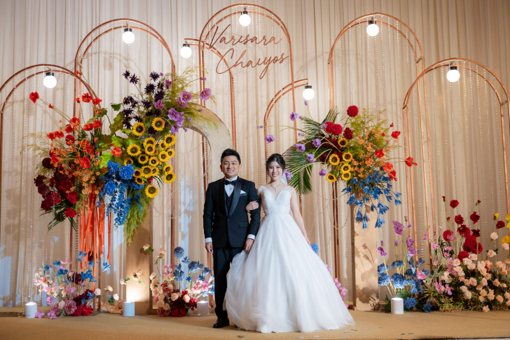 บรรยายากาศจัดงานแต่งที่ Sheraton Grande Sukhumvit, a Luxury Collection Hotel