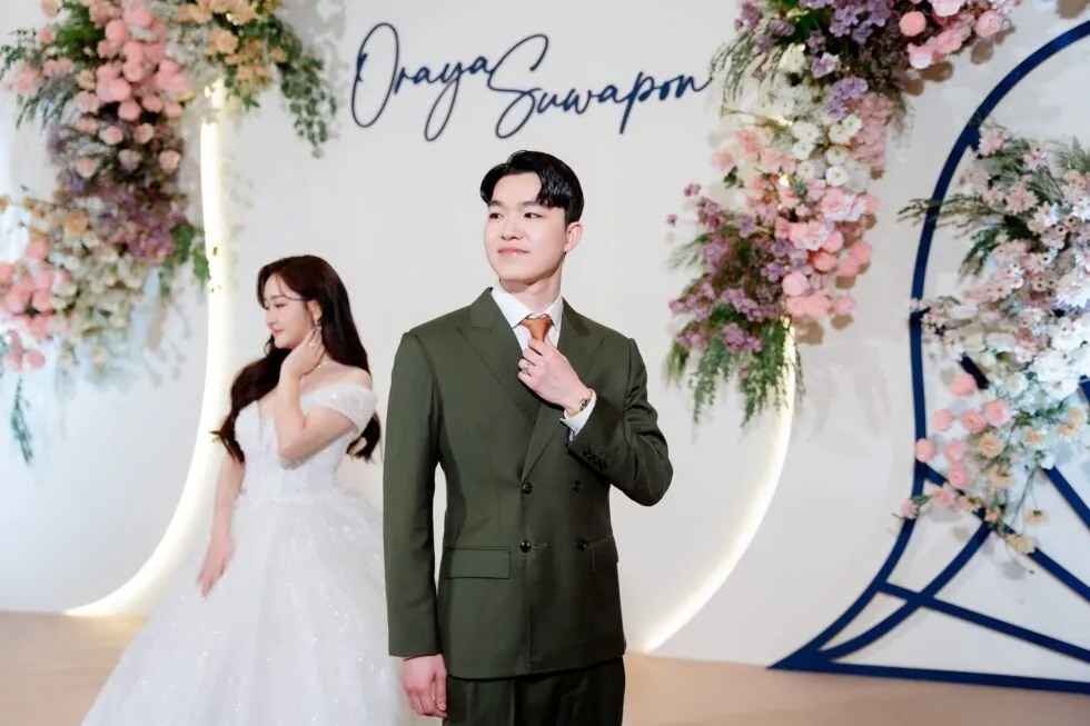 บรรยายากาศจัดงานแต่งที่ Sheraton Grande Sukhumvit, a Luxury Collection Hotel