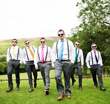 ชุดเพื่อนเจ้าบ่าว เนคไทหลายสี-2