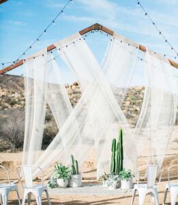 ฉากแต่งงานมินิมอลกระบองเพขร