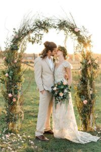 ฉากแต่งงานมินิมอลรัสติก