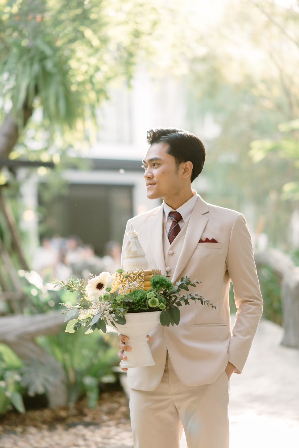 คุณเปียว&คุณผักบุ้ง รีวิวแต่งงาน CDC Ballroom สถานที่แต่งงานรามอินทรา