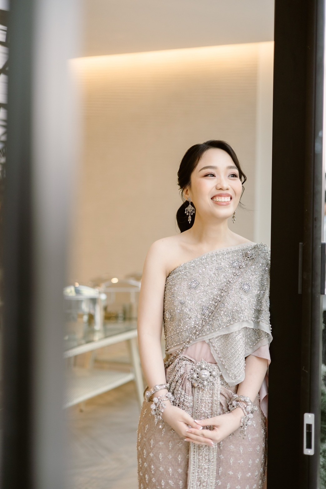 คุณเปียว&คุณผักบุ้ง รีวิวแต่งงาน CDC Ballroom สถานที่แต่งงานรามอินทรา