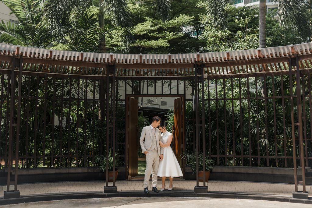 ถ่ายภาพแต่งงาน ที่โรงแรม Marriott Executive Apartments Park