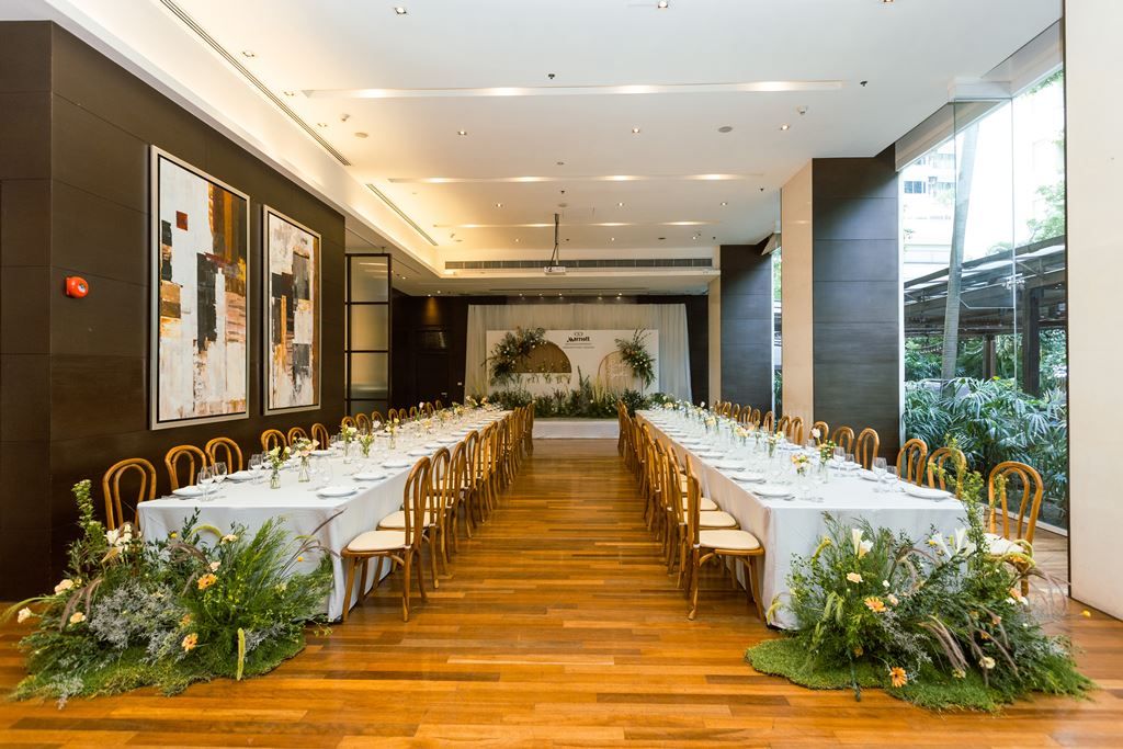 ห้องจัดเลี้ยงงานแต่ง โรงแรม Marriott Executive Apartments Park