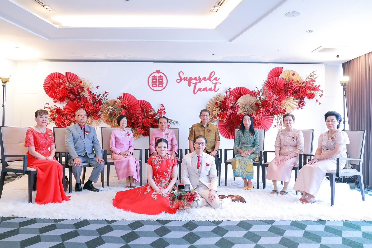 ธีมแต่งงานสีแดง Pull man bangkok hotel G สถานที่แต่งงาน 5 ดาว