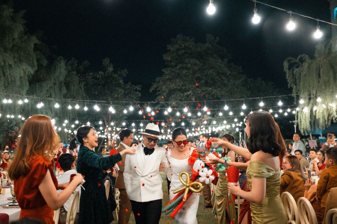 รีวิวแต่งงานธีมคริสมาสต์ The Upper Ground สถานที่จัดงานแต่งงานจตุจักร